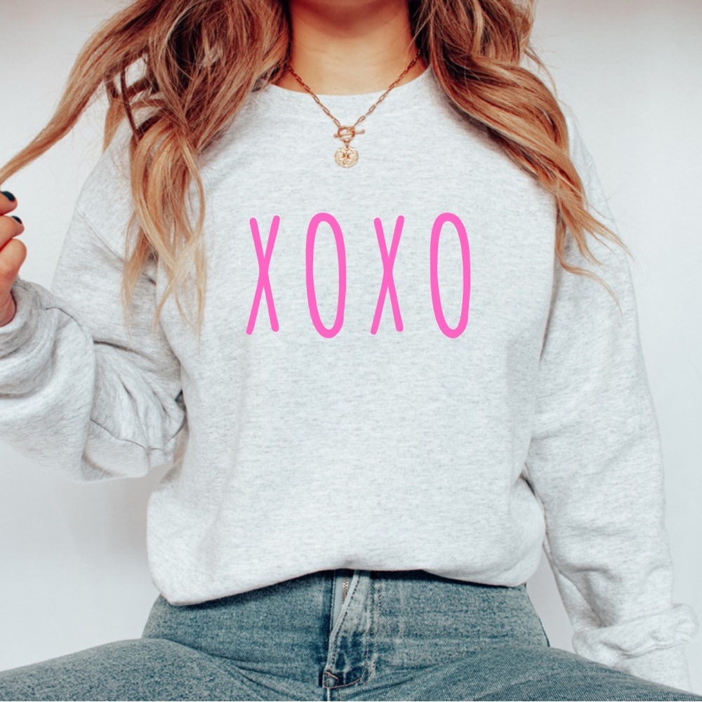 XOXO Valentines Crewneck Sweatshirt S-5X
